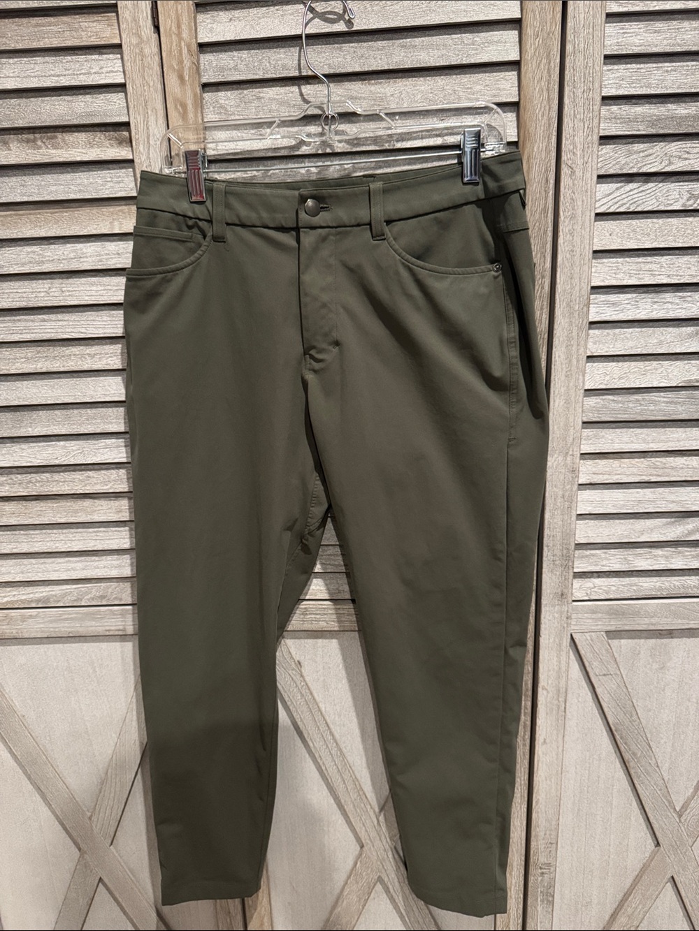 Lululemon ABC Men's Olive Green Stretch Pants -size